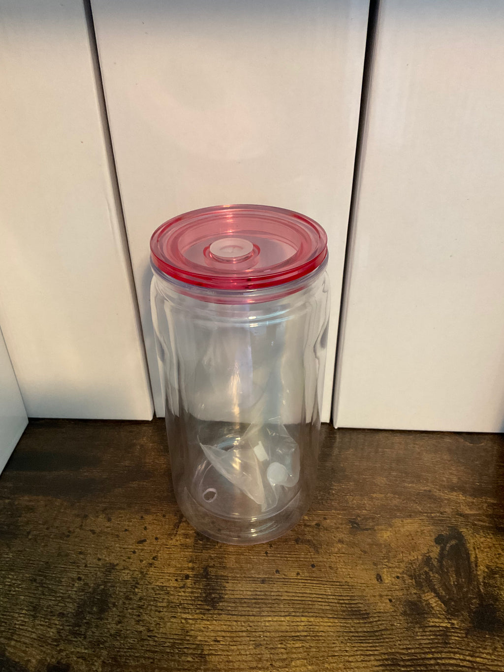 16oz Acrylic Snow Globe Cup