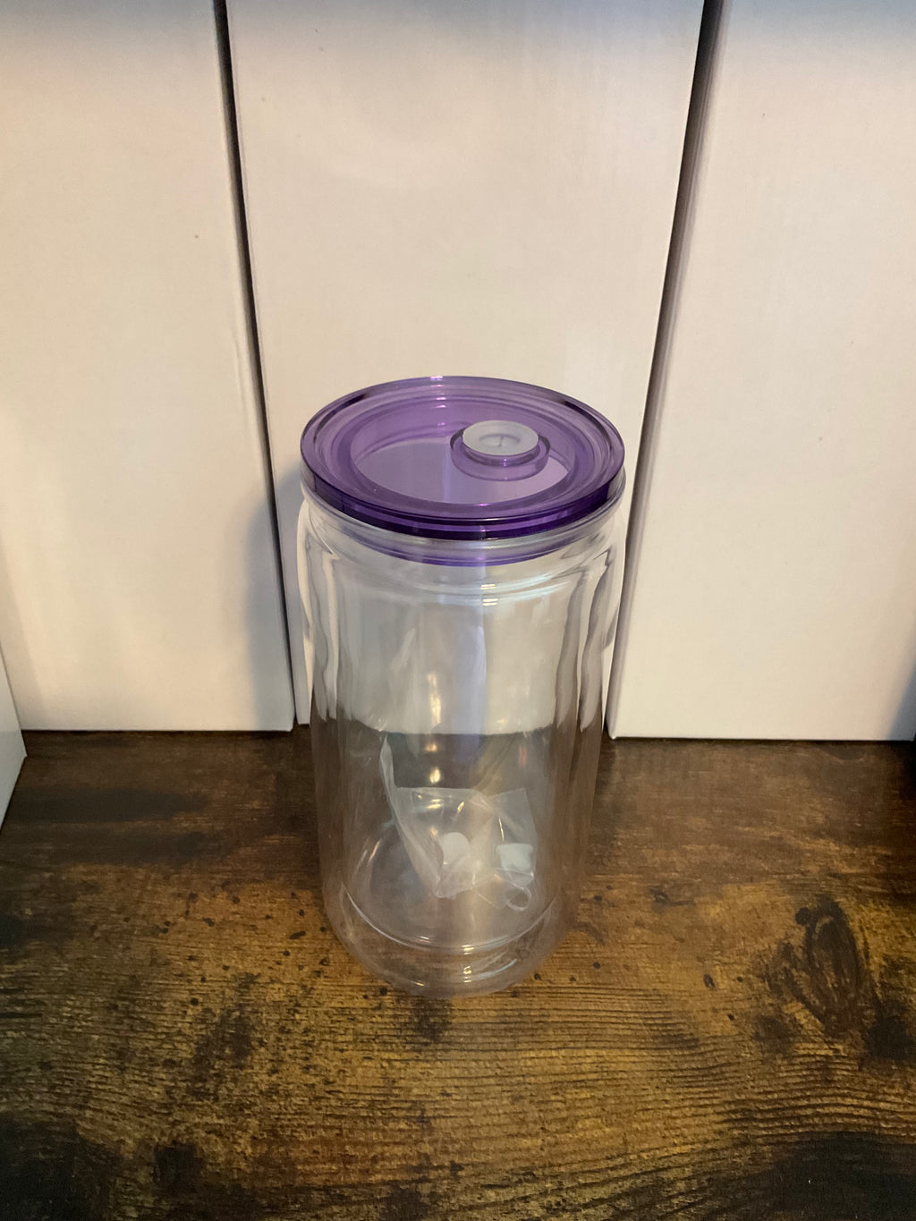 16oz Acrylic Snow Globe Cup