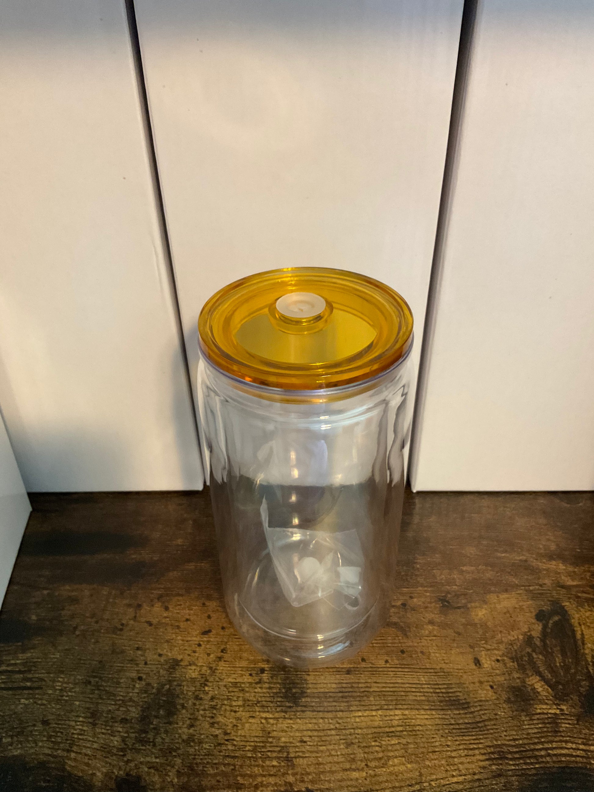 16oz Acrylic Snow Globe Cup