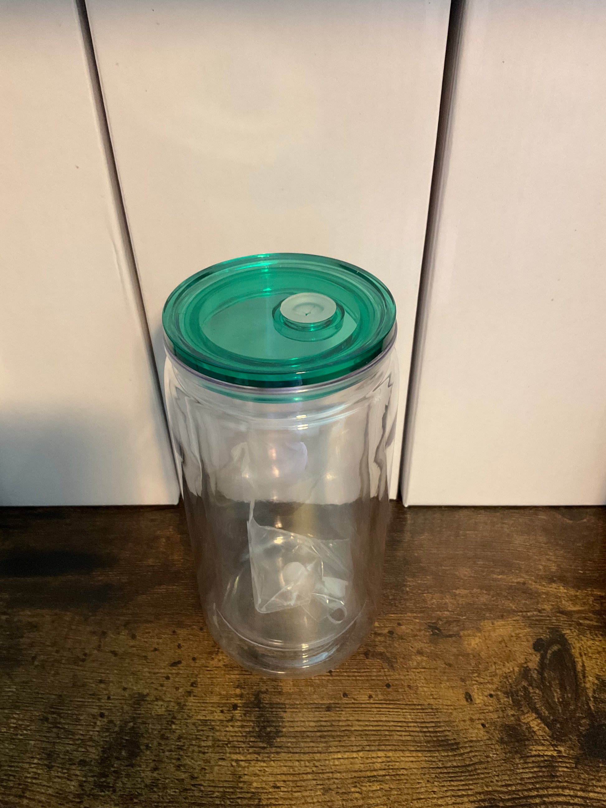 16oz Acrylic Snow Globe Cup