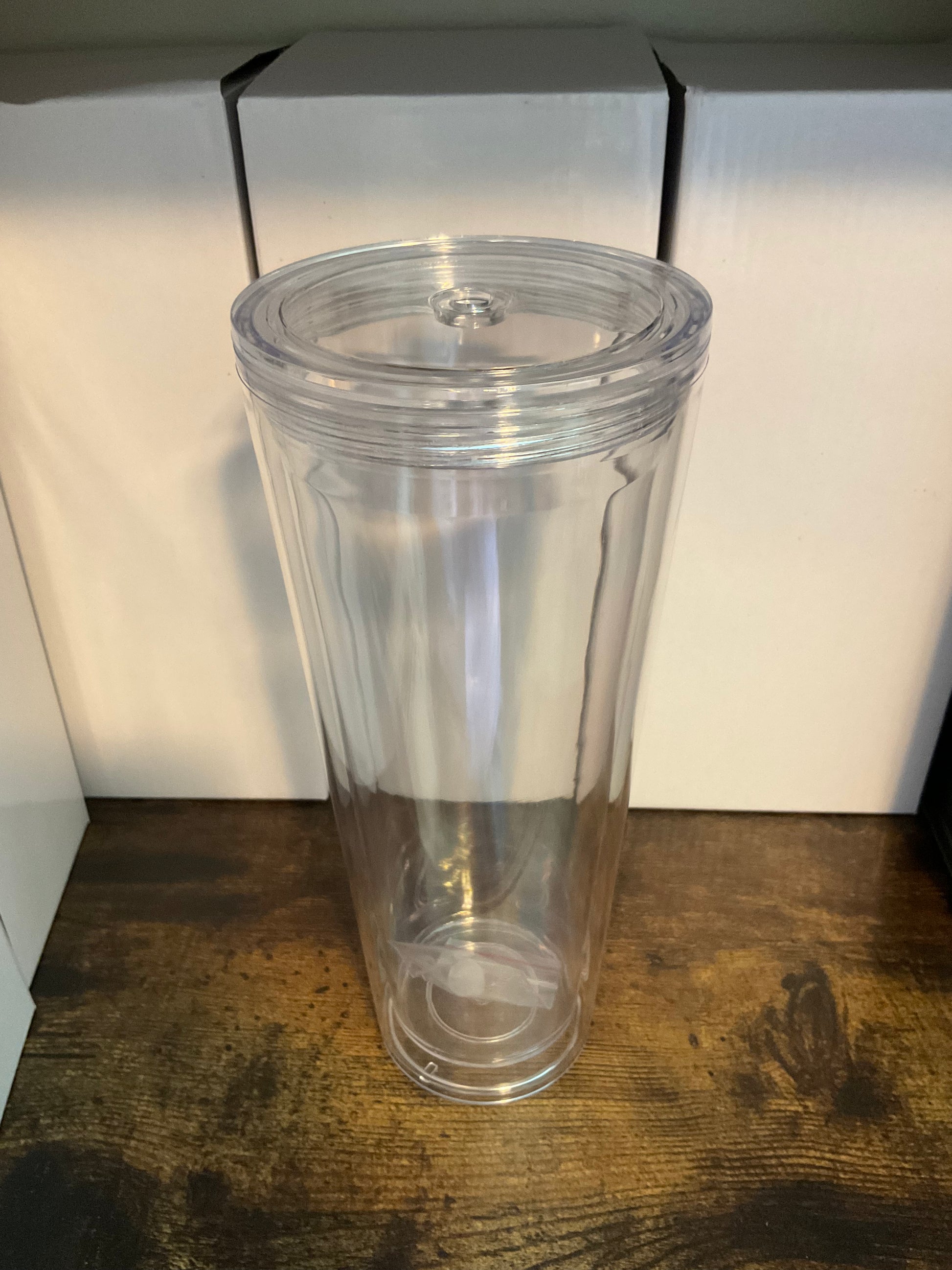 24oz Acrylic Snow Globe Cup