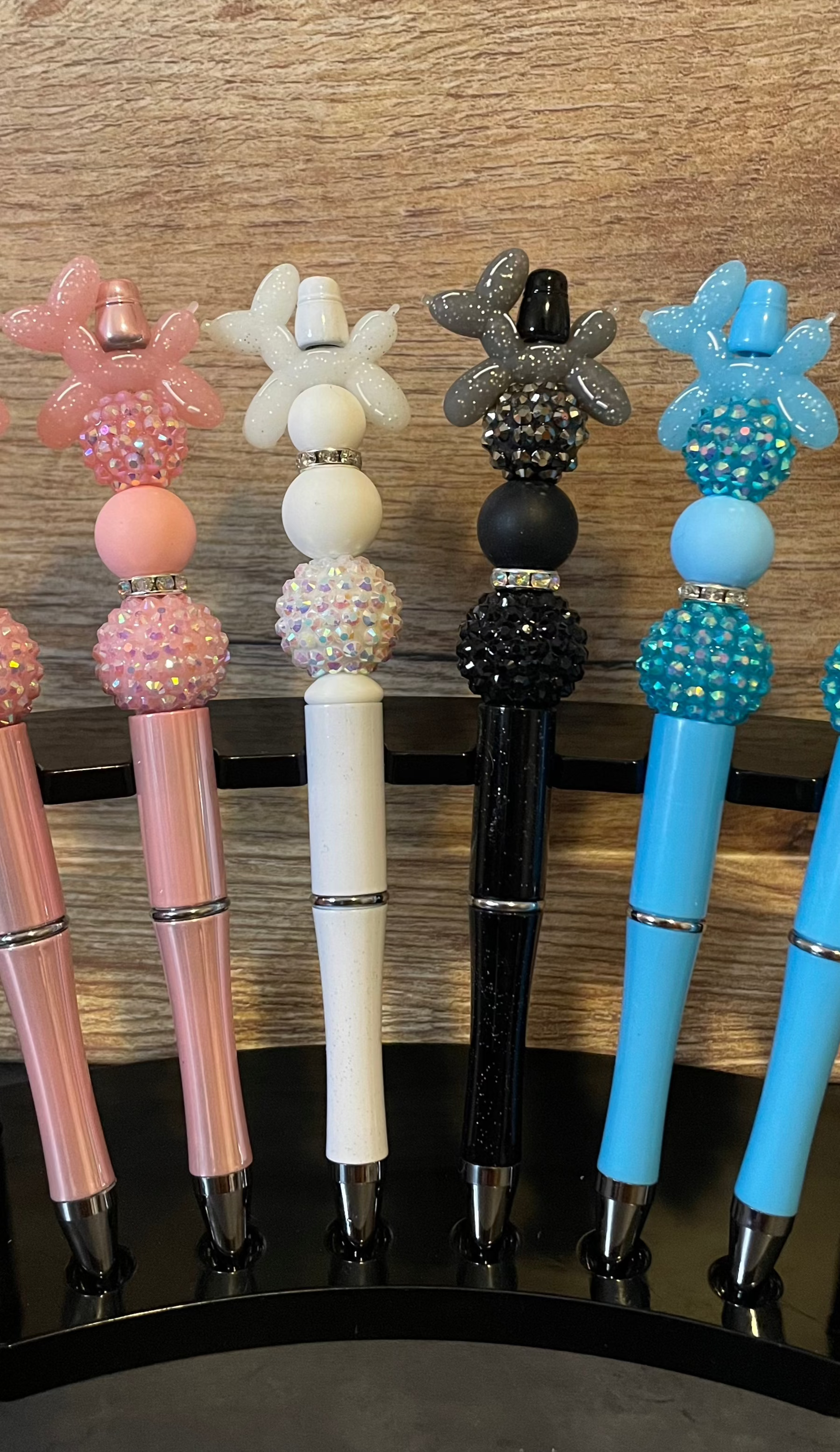 4 Pack Beaded Pen Bundle