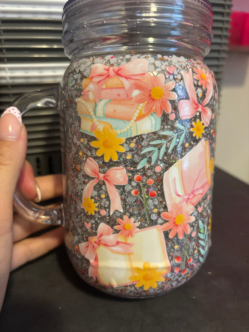 !!Imperfect!! Book Lover Snowglobe Cup